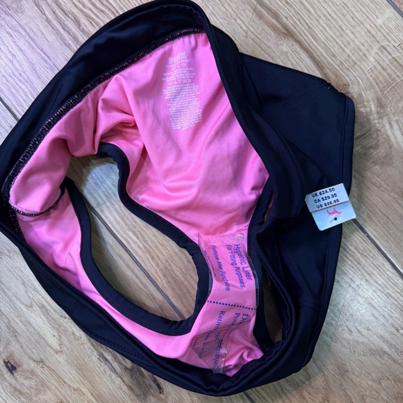 NWT Vs Victoria’s Secret bikini bottom black pink - Picture 3 of 5